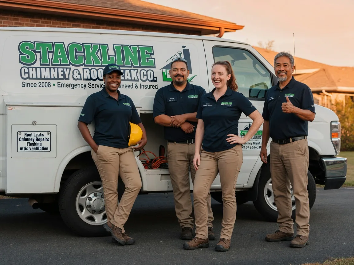 Chimney flashing repair company in Commiskey, IN